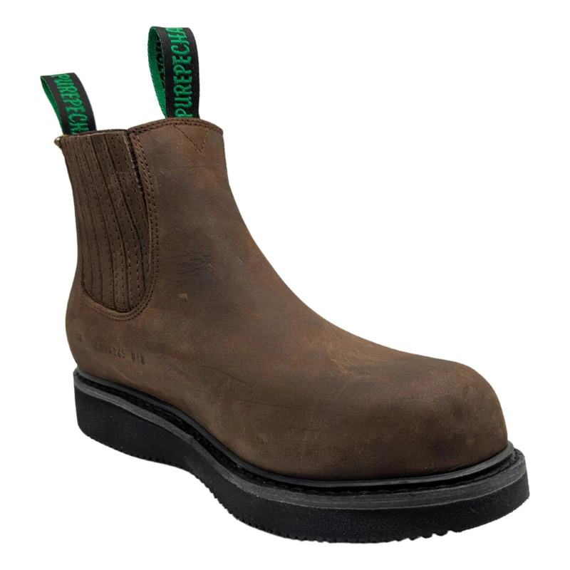 Bota Industrial Piel Casco Soldador Herrero Cosida 818