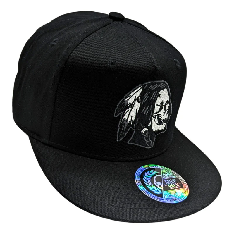 Gorra Antifashion Red Skull Negro Algodón Bordado 015