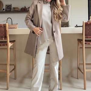 Abrigo Taupe Masculino