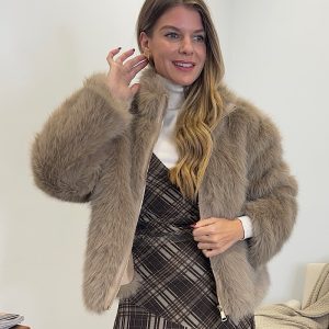 Abrigo Camel Pelo